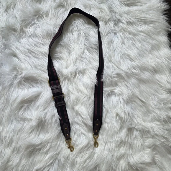 Coach Thick Fabric Leather Crossbody Strap - Picture 5 of 5